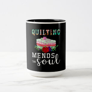 Caneca De Café Em Dois Tons Quilintar Mendes Presente do Quiltro de Alma Aman