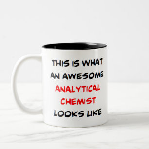 Caneca De Café Em Dois Tons químico analítico impressionante