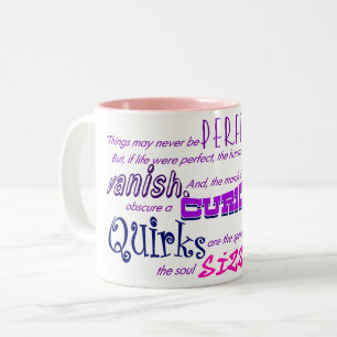 Caneca De Café Em Dois Tons Quirky Perfecto Coffee Mug De Duas Pontas