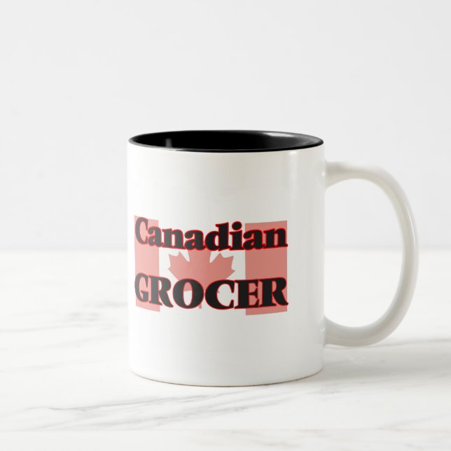 Caneca De Café Em Dois Tons Quitandeiro canadense (Direita)