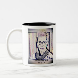 Caneca De Café Em Dois Tons R.B.G. notório