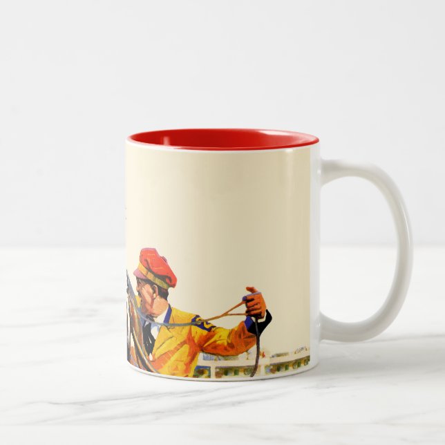 Caneca De Café Em Dois Tons Raça de chicote de fios (Direita)