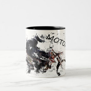 Caneca De Café Em Dois Tons Raça Moto-x