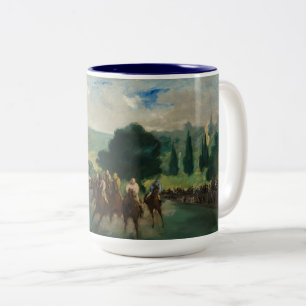 Caneca De Café Em Dois Tons Raças em Longchamp - Édouard Manet