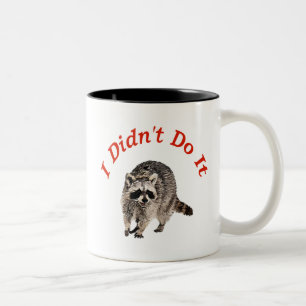 Caneca De Café Em Dois Tons Racoon