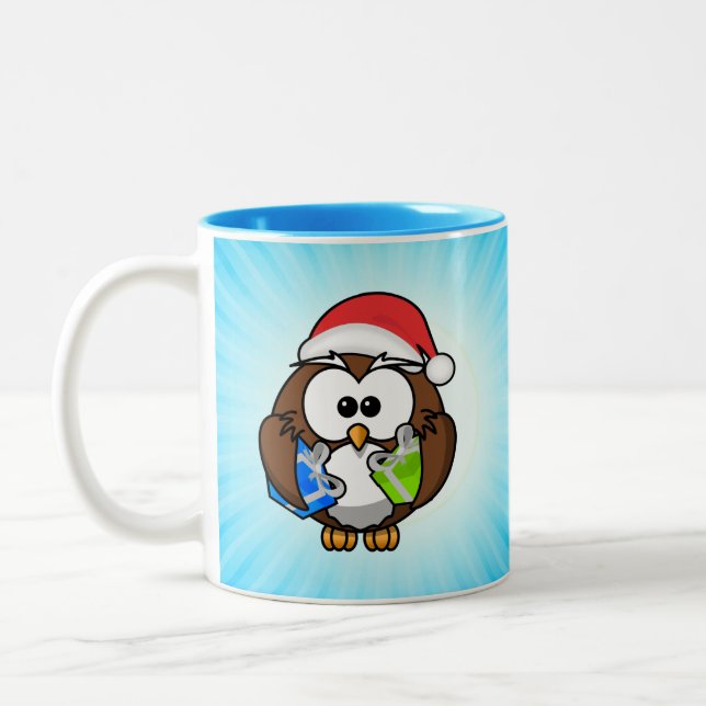 Caneca De Café Em Dois Tons Racquete de Pickleball (Esquerda)