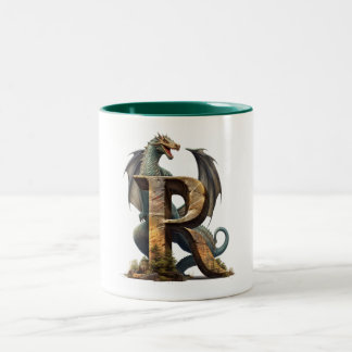 Caneca De Café Em Dois Tons Radiação: Taça de Cuta Dragão - Tipo R