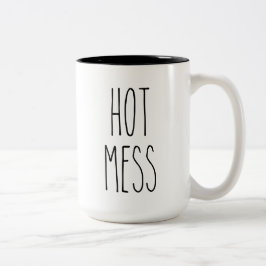 Caneca De Café Em Dois Tons RAE DUNN inspirou fazenda quente