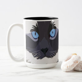 Caneca De Café Em Dois Tons Ragdoll Cat Gatinho Ragdoll