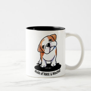 Caneca De Café Em Dois Tons Rage e Mishead Bulldog
