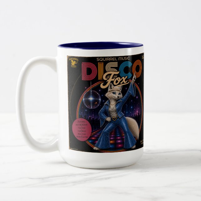 Caneca De Café Em Dois Tons Raina do Disco (Esquerda)
