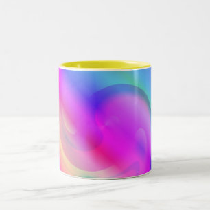 Caneca De Café Em Dois Tons Rainbow Mugs