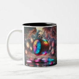 Caneca De Café Em Dois Tons Rainbow Time Tea Party Mug