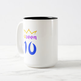 Caneca De Café Em Dois Tons Rainha 10