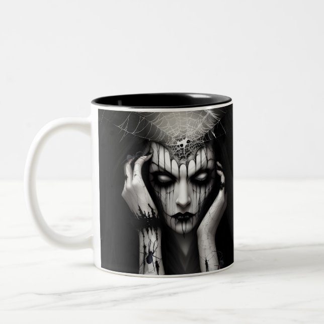 Caneca De Café Em Dois Tons Rainha Aranha (Esquerda)