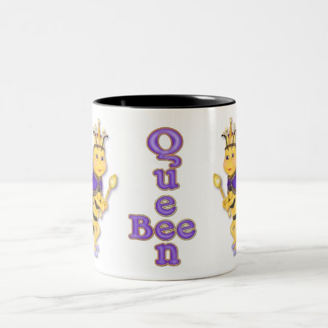 Caneca De Café Em Dois Tons Rainha Bee (Centro)