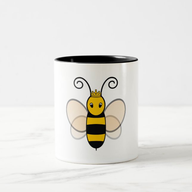 Caneca De Café Em Dois Tons Rainha Bee (Centro)