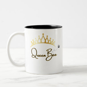 Caneca De Café Em Dois Tons Rainha Bee Mug
