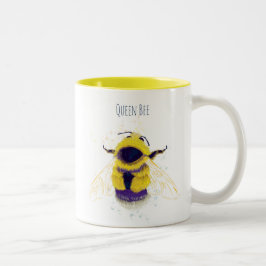 Caneca De Café Em Dois Tons Rainha de Bee Mug