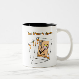Caneca De Café Em Dois Tons Rainha de Chemo
