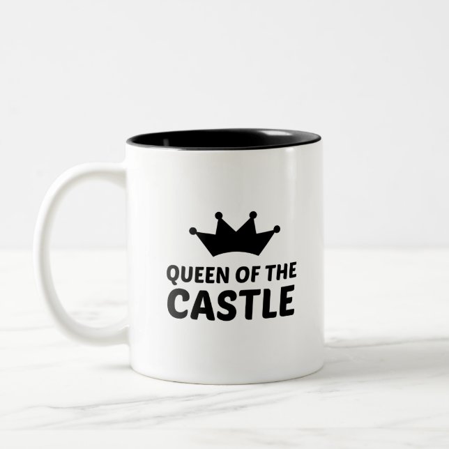 CANECA DE CAFÉ EM DOIS TONS RAINHA DO CASTELO (Esquerda)
