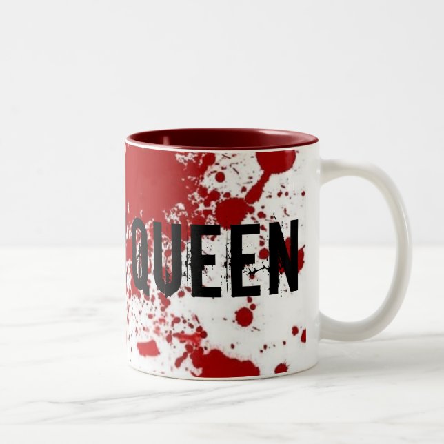 Caneca De Café Em Dois Tons Rainha do gritar (Direita)