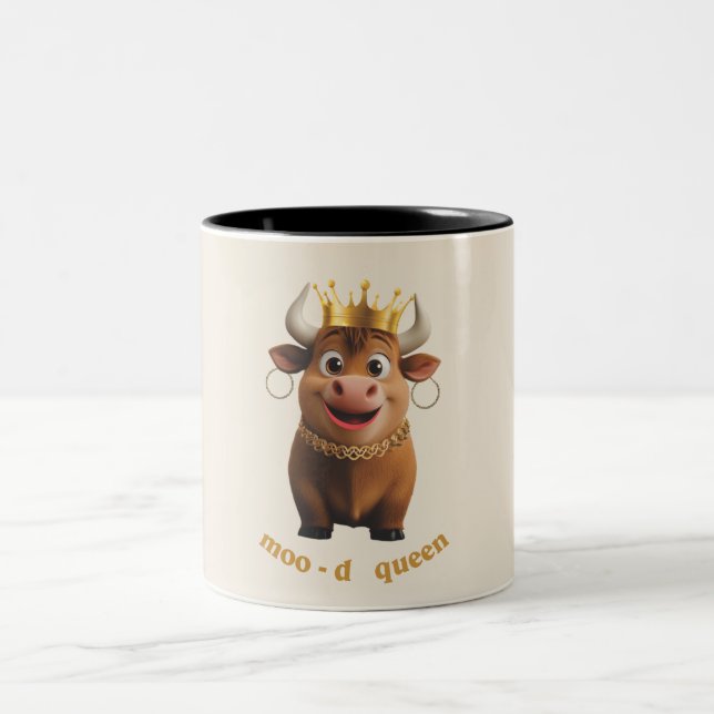 Caneca De Café Em Dois Tons Rainha do Humor (Centro)