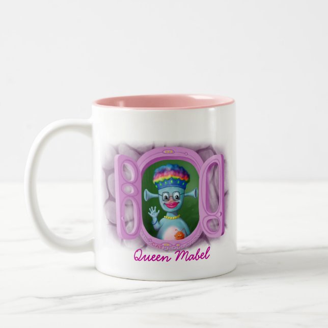 Caneca De Café Em Dois Tons Rainha Mabel & Cedric (Esquerda)