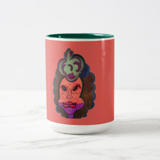 Caneca De Café Em Dois Tons Rainha Palhaço
