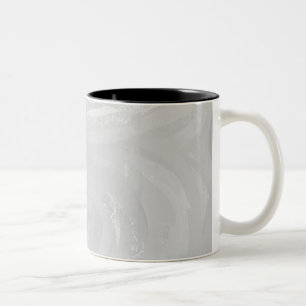 Caneca De Café Em Dois Tons Rainy Sky Cinza Swirl