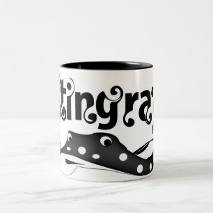 Caneca De Café Em Dois Tons Raiva