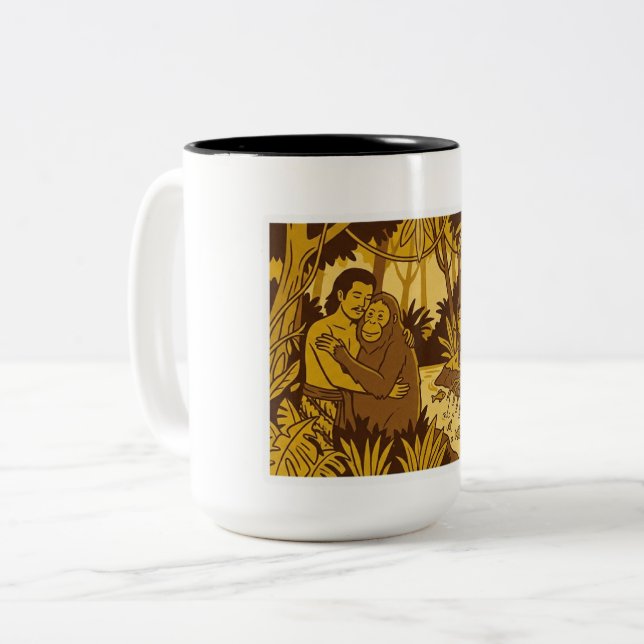 Caneca De Café Em Dois Tons Rakup Beliang (Frente Esquerda)