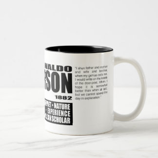 Caneca De Café Em Dois Tons Ralph Waldo Emerson Mug1