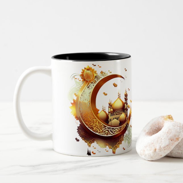 CANECA DE CAFÉ EM DOIS TONS RAMADAN KAREEM (Com Donut)