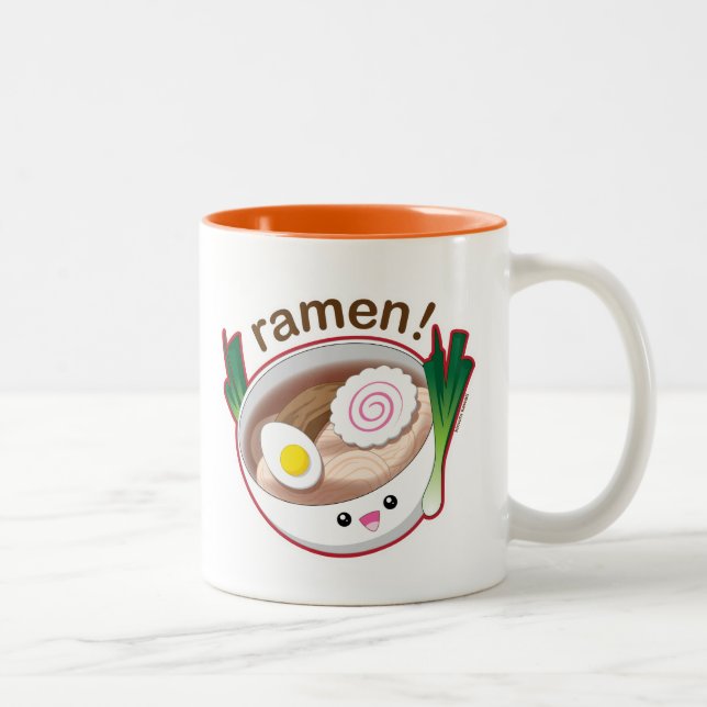 Caneca De Café Em Dois Tons Ramen! (Direita)