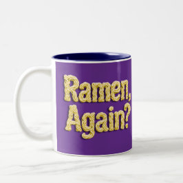 Caneca De Café Em Dois Tons Ramen Novamente? Hoodie