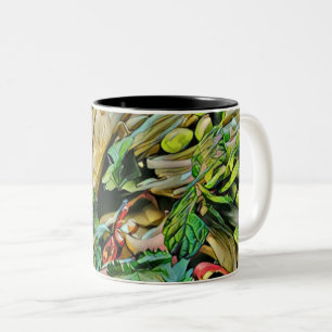 Caneca De Café Em Dois Tons Ramen trabalho de arte