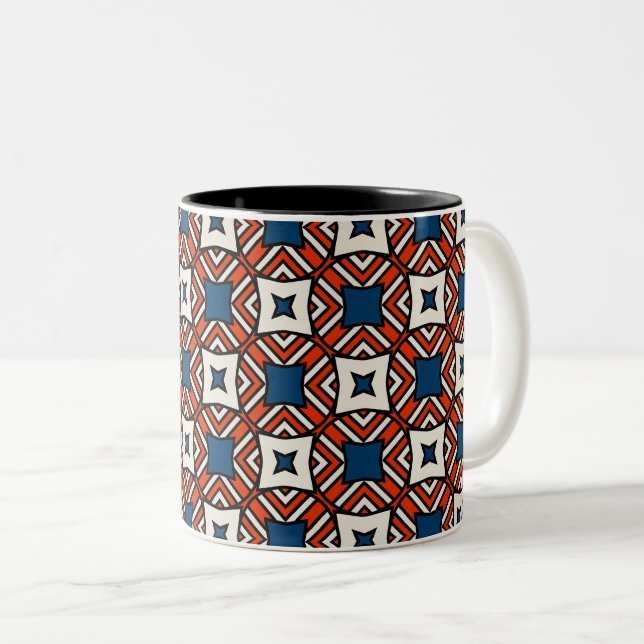Caneca De Café Em Dois Tons Ramificação Oeste (Frente Esquerda)