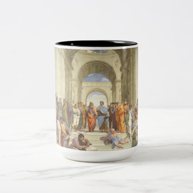 Caneca De Café Em Dois Tons Raphael - Escola de Atenas (Centro)