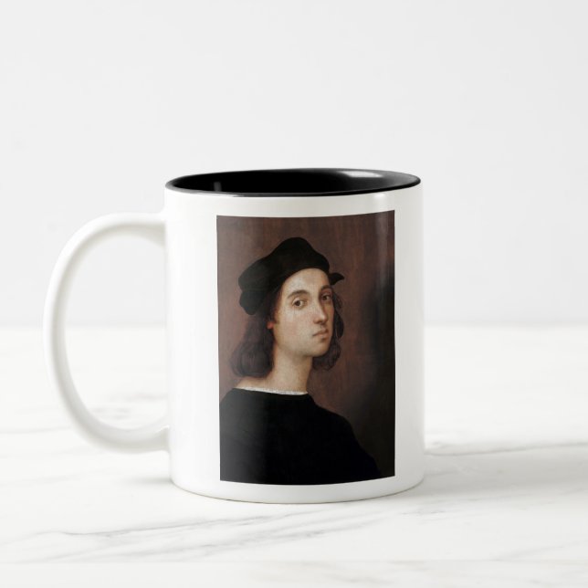 Caneca De Café Em Dois Tons Raphael Raffaello Foto famosa (Esquerda)