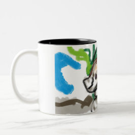 Caneca De Café Em Dois Tons Raposa Fennec fox