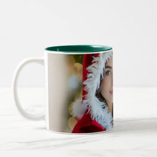 CANECA DE CAFÉ EM DOIS TONS RAPPY X-MAS (Esquerda)