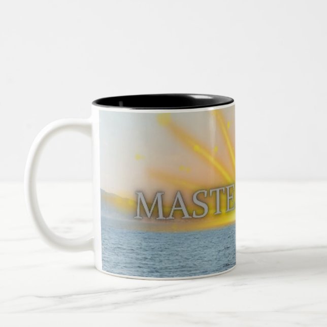 Caneca De Café Em Dois Tons Rara Descoberta Néctar Calmo Tranquilo Coletado Me (Esquerda)