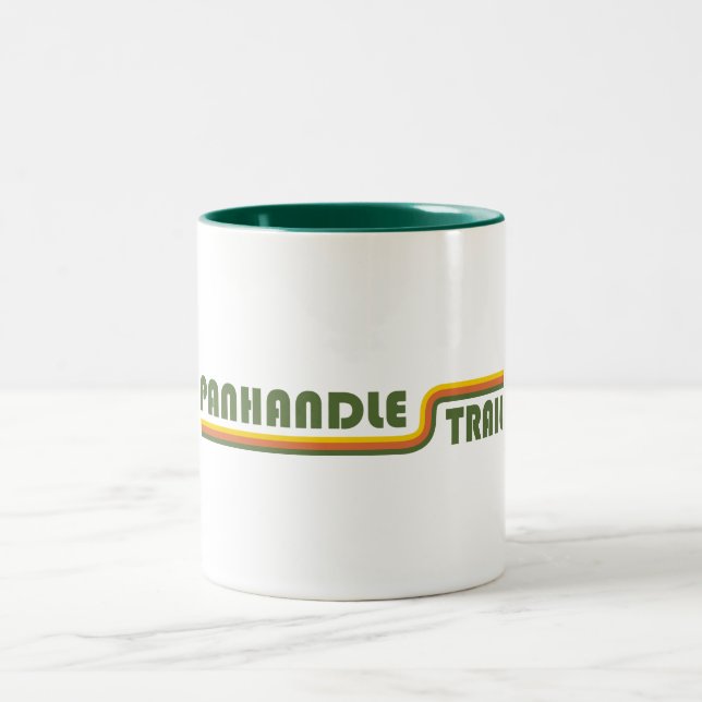 Caneca De Café Em Dois Tons Rastreamento do Panhandle (Centro)