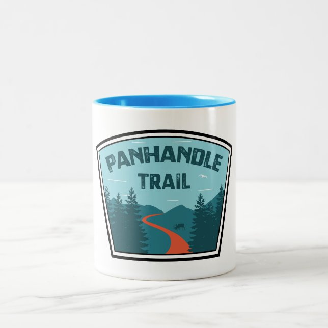 Caneca De Café Em Dois Tons Rastreamento do Panhandle (Centro)