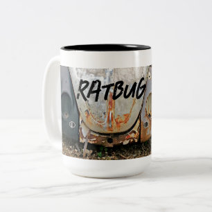 Caneca De Café Em Dois Tons Rat Rod