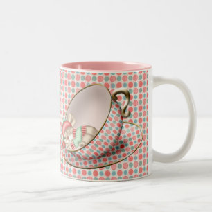 Caneca De Café Em Dois Tons Rato do copo de chá do sono