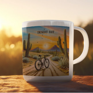 Caneca De Café Em Dois Tons Rato do Deserto, personalizável
