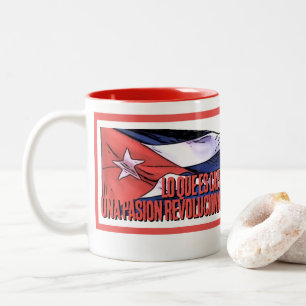 Caneca De Café Em Dois Tons Raúl Castro