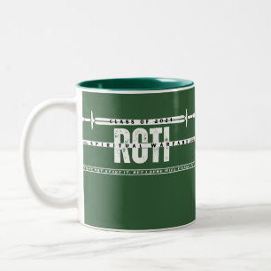 CANECA DE CAFÉ EM DOIS TONS RCTI SW 2024 MUG W COTES COMEMORATIVAS - VERDE